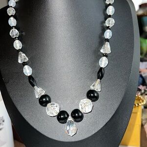 Beautiful Hand Beaded Crystal & Glass Necklace